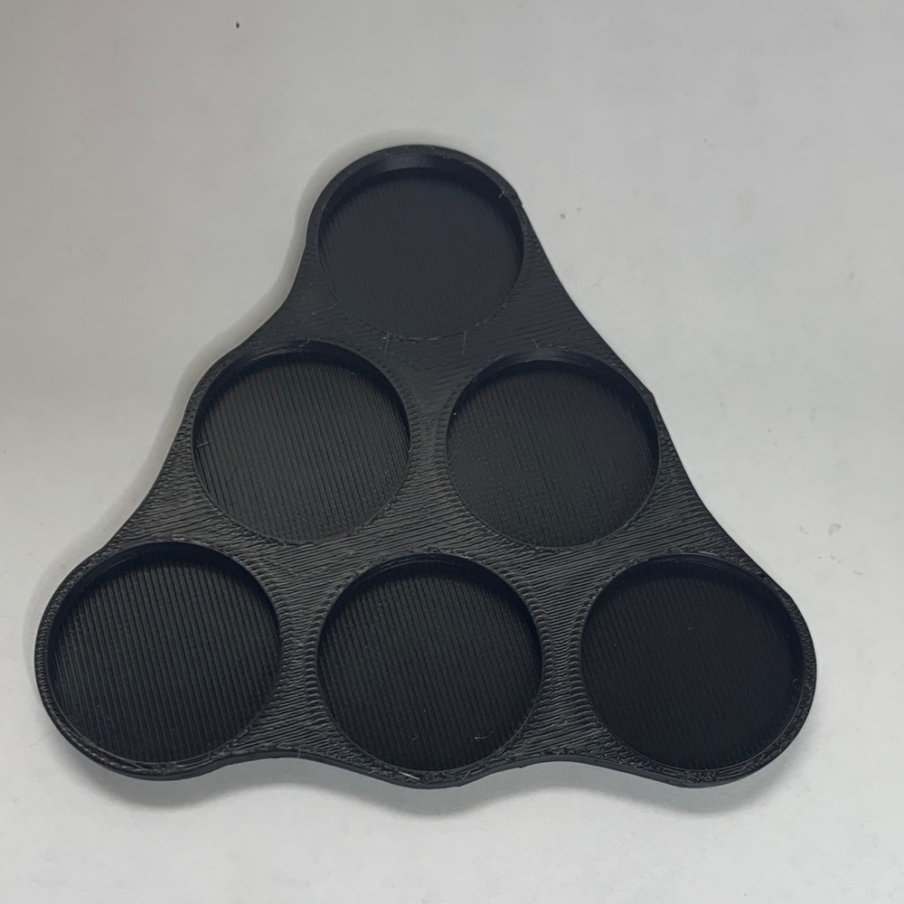 Movement Tray 25mm Bases 6 Cloud Arrow Solid Bottom for W40k, Miniature Games